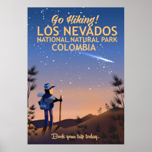 Reisposter Nationaal Natuurpark Los Nevados Poster