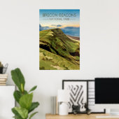 Reisposter Nationaal Park Brecon Beacons Poster (Thuiskantoor)