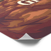 Reisposter Nationaal Park Grand Canyon Poster (Hoek)