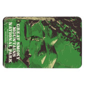 Reisposter Nationaal park Great Smoky Mountains Magneet (Horizontaal)