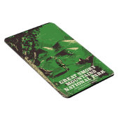 Reisposter Nationaal park Great Smoky Mountains Magneet (Rechterzijde)