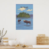 Reisposter Nationaal Park Isle Royale Poster (Keuken)