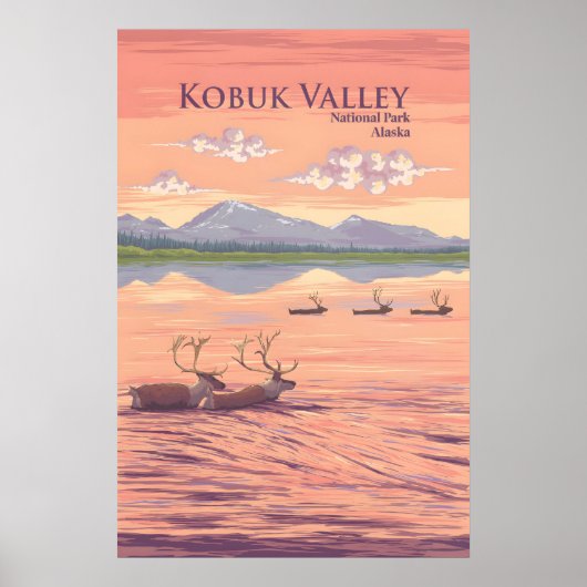 Reisposter Nationaal Park Kobuk Valley Poster (Voorkant)