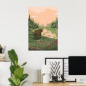 Reisposter Nationaal Park Mount Revelstoke Poster (Thuiskantoor)