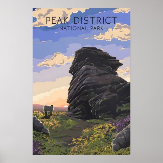 Reisposter Nationaal Park Peak District Poster (Voorkant)