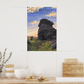Reisposter Nationaal Park Peak District Poster (Keuken)