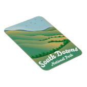 Reisposter Nationaal park South Downs Magneet (Rechterzijde)