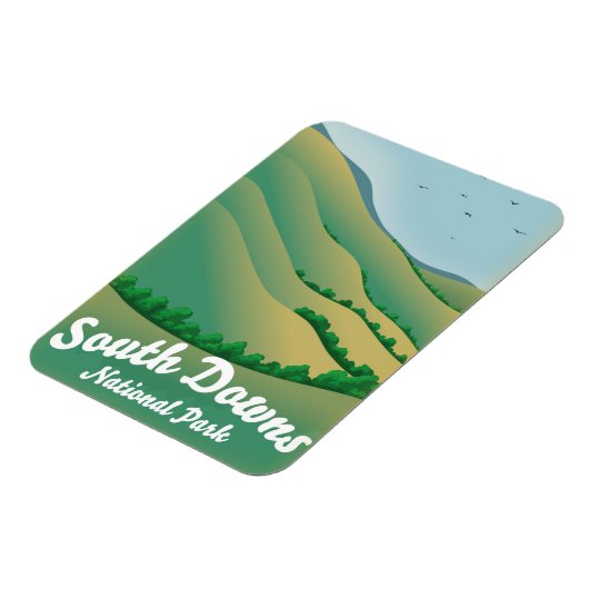 Reisposter Nationaal park South Downs Magneet (Linkerzijde)