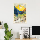 Reisposter Nationale Parken USA Canada Vintage Poster (Thuiskantoor)