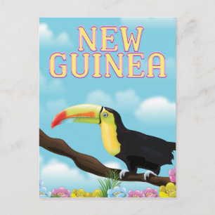 Reisposter New Guinea Toucan Briefkaart