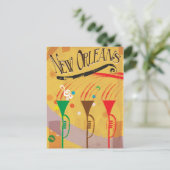 Reisposter New Orleans vintage Briefkaart (Staand voorkant)