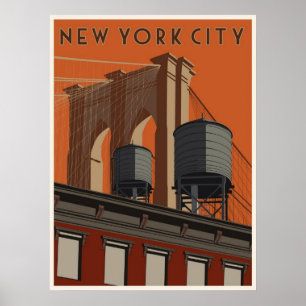 Reisposter New York City Poster