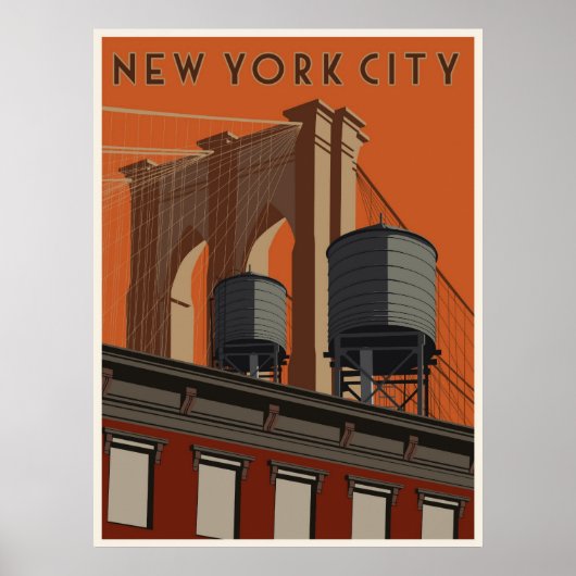 Reisposter New York City Poster (Voorkant)