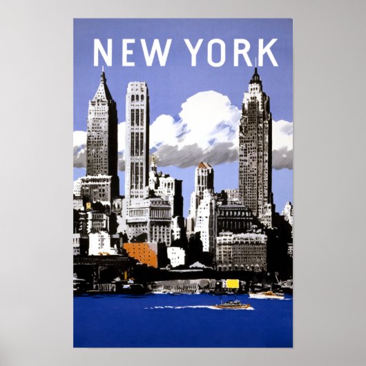 Reisposter New York City Poster (Voorkant)
