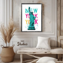 Reisposter | New York USA Wanddecoratie | Huisdec