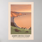 Reisposter Noord-Devon Coast AONB Poster (Voorkant)