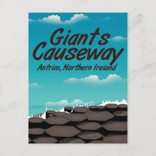 Reisposter Noord-Ierland Giants Causeway Briefkaart