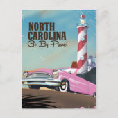 Reisposter North Carolina Lighthouse Briefkaart (Voorkant)