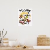 Reisposter North Carolina Poster (Keuken)