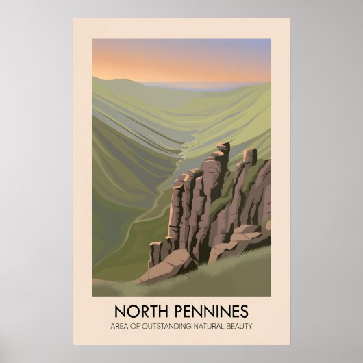 Reisposter North Pennines AONB Poster (Voorkant)