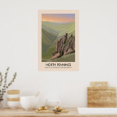 Reisposter North Pennines AONB Poster (Keuken)