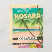 Reisposter Nosara Costa Rican Briefkaart (Voorkant / Achterkant)