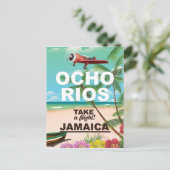 reisposter ocho rios jamaica briefkaart (Staand voorkant)