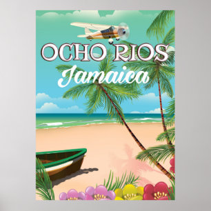 Reisposter Ocho Rios Jamaica Poster