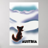 Reisposter Oostenrijk Ski Poster (Voorkant)