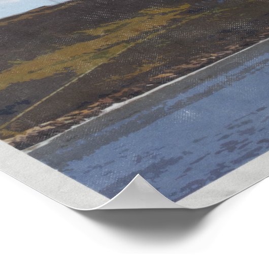 reisposter oostkust whitby yorkshire poster (Hoek)