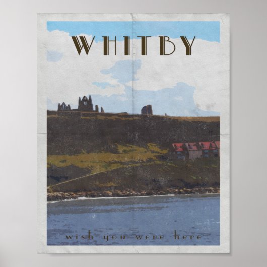 reisposter oostkust whitby yorkshire poster (Voorkant)