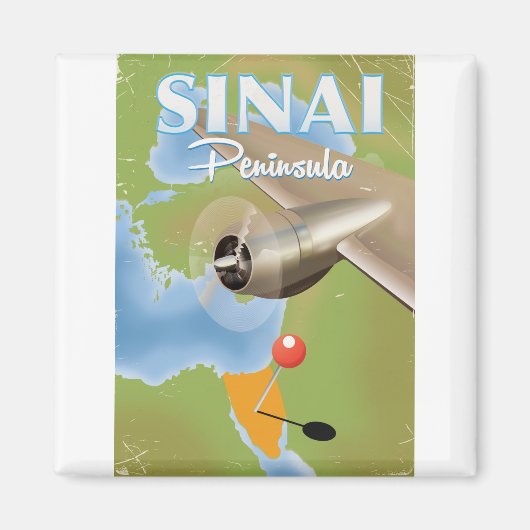 Reisposter op het schiereiland Sinai Magneet (Voorkant)