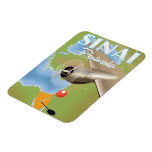 Reisposter op het schiereiland Sinai Magneet