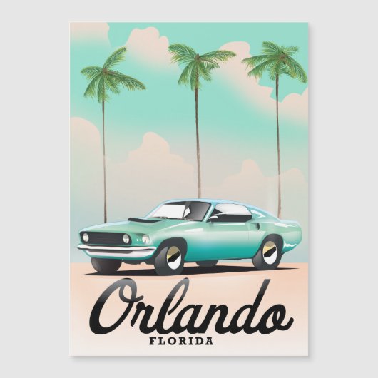 Reisposter Orlando Dusk Florida (Voorkant)