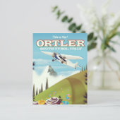 Reisposter Ortler - Zuid-Tirol, Italië Briefkaart (Staand voorkant)