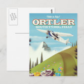 Reisposter Ortler - Zuid-Tirol, Italië Briefkaart (Voorkant / Achterkant)