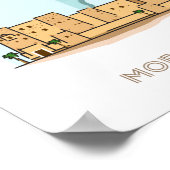 Reisposter Ouarzazate - marokko Poster (Hoek)