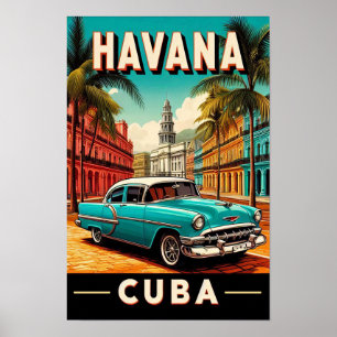 Reisposter Oud Cuba Poster