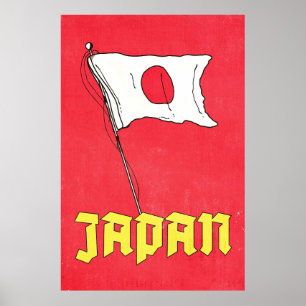 Reisposter Oud Japan Poster