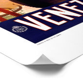 Reisposter Oude Stijl Venetië 2 Poster (Hoek)