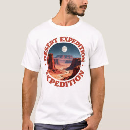 Reisposter Oude Woestijn Expeditie T-shirt