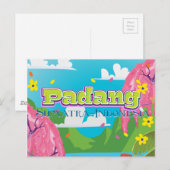 Reisposter Padang indonsia Briefkaart (Voorkant / Achterkant)