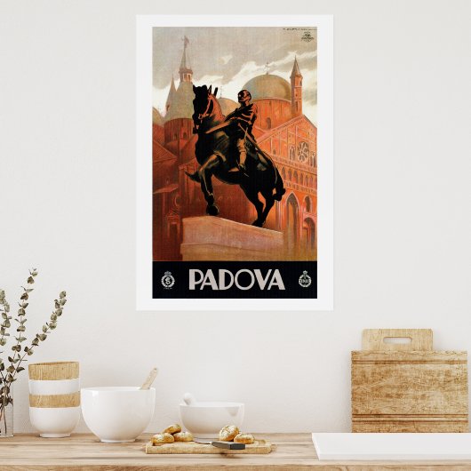  reisposter Padua Padova Poster (Keuken)
