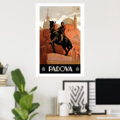 reisposter Padua Padova Poster (Thuiskantoor)