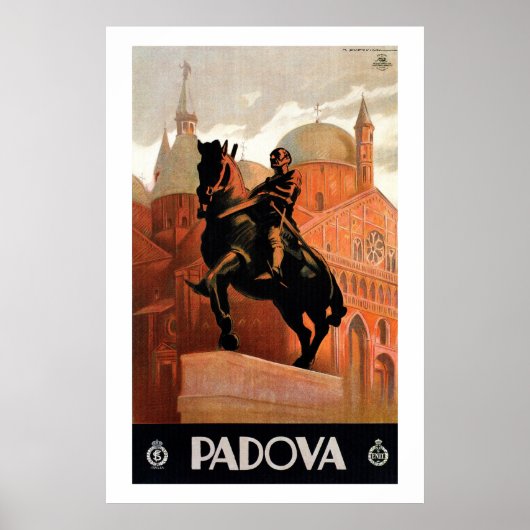 reisposter Padua Padova Poster (Voorkant)