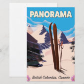 Reisposter Panorama Canada Briefpapier (Voorkant / Achterkant)