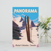 Reisposter Panorama Canada Briefpapier (Staand voorkant)