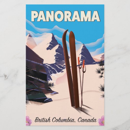 Reisposter Panorama Canada Briefpapier (Voorkant)