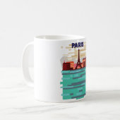 Reisposter Parijs Koffiemok (Voorkant links)