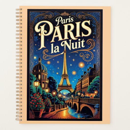 Reisposter Parijs, Planner (Voorkant)